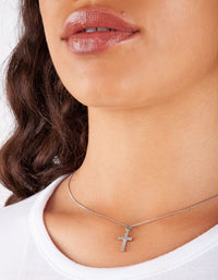 Crystal Cross Necklace - link has visual effect only
