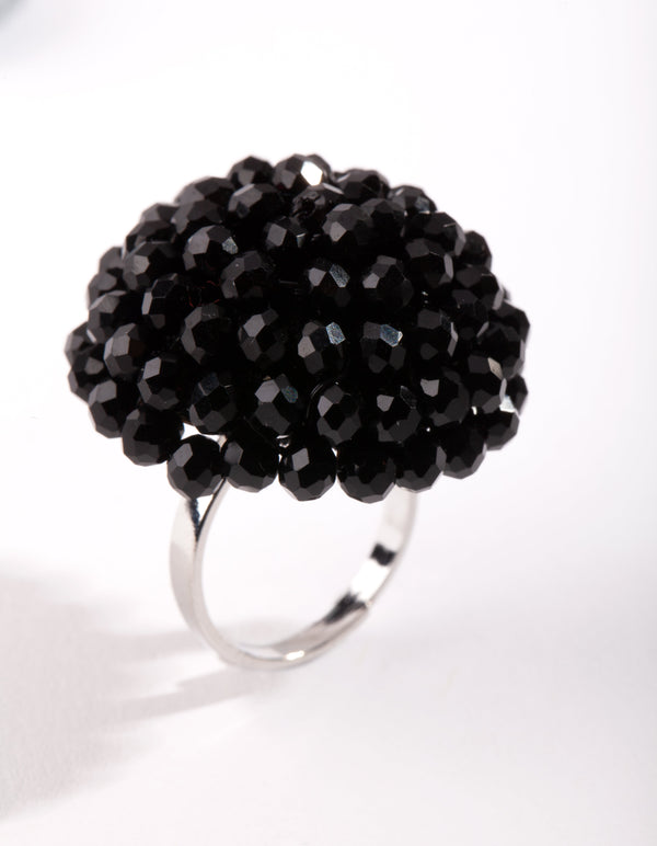 Coated Metal Facet Dome Ring
