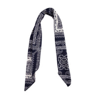 Square Blue White Bandana Hair Scarf - link has visual effect only