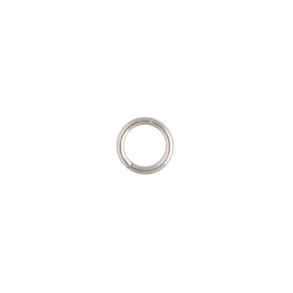 Rhodium 5mm Clicker Ring