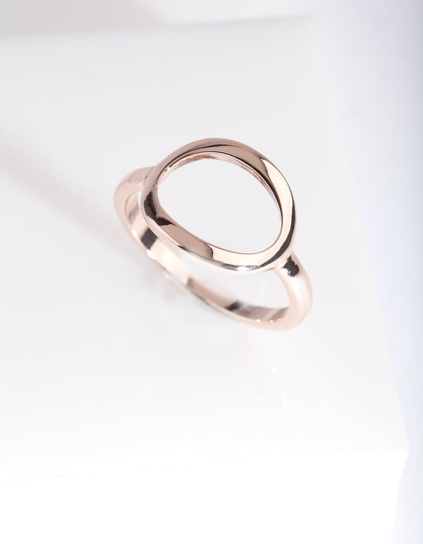 Rose Gold Open Oval Ring | Jewelery | Necklaces | Rings | Lovisa
