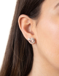 Rose Gold Big Stud Ear 8-Pack - link has visual effect only