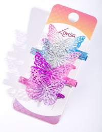 Kids Rainbow Butterfly Clip Pack - link has visual effect only