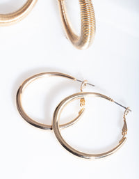Gold Spiral Hoop Pack - link has visual effect only