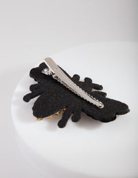 Crystal & Sequin Black Bug Clip - link has visual effect only