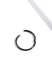 Black Thin 8mm Clicker Earring | Jewelery | Necklaces | Rings | Lovisa |  - link has visual effect only