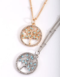 Diamante Tree Necklace Pack - link has visual effect only