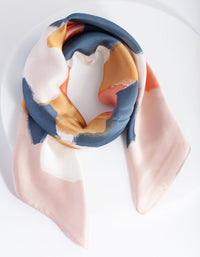 Neutral Soft Floral Bandana Hair Scarf - link has visual effect only
