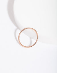 Rose Gold 10mm Fine Clicker Earring - link has visual effect only