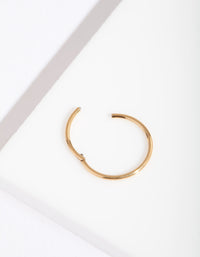 Gold Fine 10mm Clicker Earring - link has visual effect only