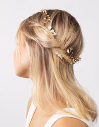 Gold Flower Drape Hair Vine - link has visual effect only