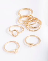 Gold Diacut Ring 11 Pack - link has visual effect only