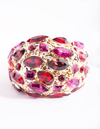 Pink Gem Crated Bubble Ring - link has visual effect only