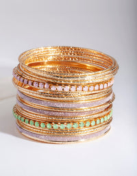 Gold Cupchain & Glitter Bangle 20-Pack - link has visual effect only