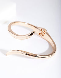 Gold Wrap Clamp Bangle - link has visual effect only