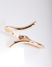Gold Wrap Clamp Bangle - link has visual effect only