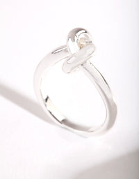 Silver Knot Ring - link has visual effect only