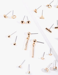 Gold Stick Drop Earring 12-Pack - link has visual effect only