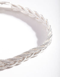 Silver Chain Rope Bracelet - link has visual effect only