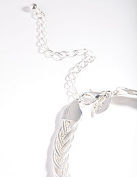 Silver Chain Rope Bracelet - link has visual effect only