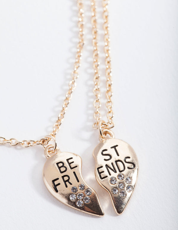 Kids Gold BFF Necklace Pack