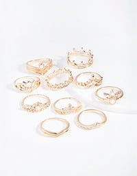 Gold Princess Opal Ring 8-Pack - link has visual effect only