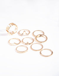 Gold Key Cut-Out Ring Pack - link has visual effect only