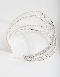 Silver Looping Cuff Bracelet - link has visual effect only