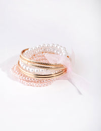 Kids Gold Pearly Baby Mixed Wrist - link has visual effect only