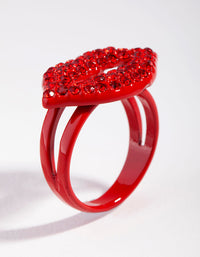 Matte Diamante Lips Ring - link has visual effect only