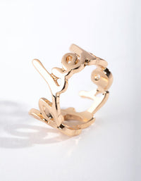 Gold Babe Word Ring - link has visual effect only