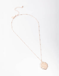 Rose Gold Ornate Necklace - link has visual effect only