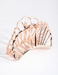 Rose Gold Shell Cut Out Claw - link has visual effect only