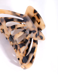 Acrylic Tortoiseshell Cut-Out Claw - link has visual effect only