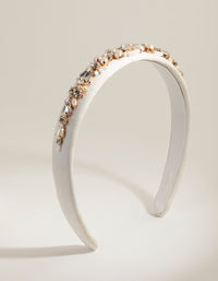 White Embellished Alice Band - link has visual effect only
