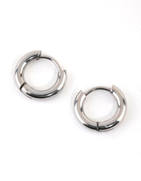 Surgical Steel Small Huggie Earring - link has visual effect only