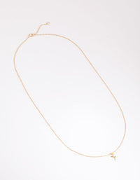 Gold Plated Sterling Silver Rose Necklace - link has visual effect only