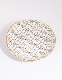 Geometric Ceramic Trinket Tray - link has visual effect only