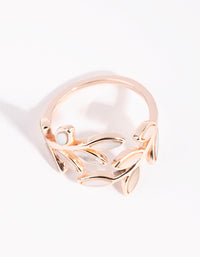 Rose Gold Pink Enamel Butterfly Ring - link has visual effect only