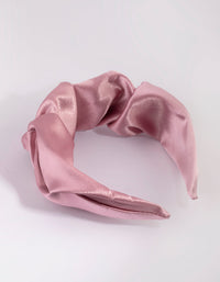 Pink Ruched Detail Alice Band - link has visual effect only