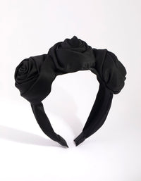 Black Rosette Alice Band - link has visual effect only