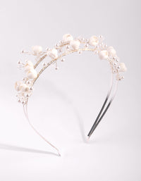 Mixed Rose & Pearl Alice Band - link has visual effect only