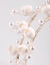Mixed Rose & Pearl Alice Band - link has visual effect only