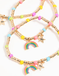 Kids Rainbow Star Best Friend Bracelet Pack - link has visual effect only