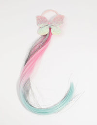 Kids Glitter Butterfly Faux Hair Tie - link has visual effect only