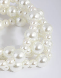 Irregular Pearl Stretch Bracelets - link has visual effect only