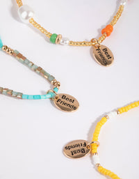 Bright Beaded Friendship Bracelet Pack - link has visual effect only