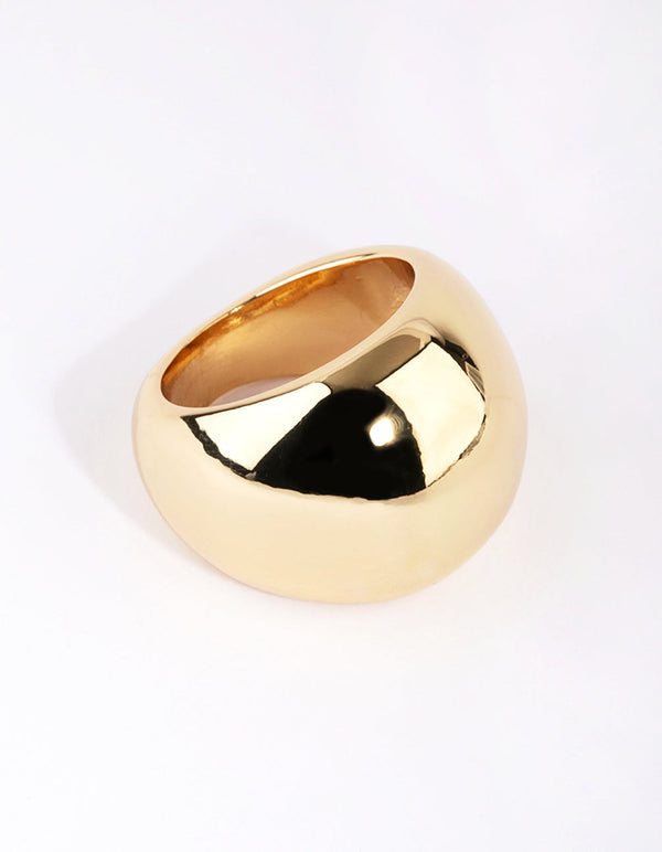 Gold Plated Statement Ring