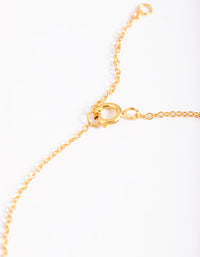 Gold Plated Baguette Bracelet - link has visual effect only