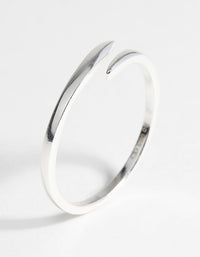 Sterling Silver Open Band Ring - link has visual effect only